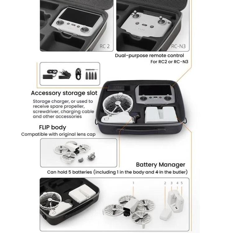 DJI FP-B959 Bolsa Organizadora Dron con Bandeja Moldada