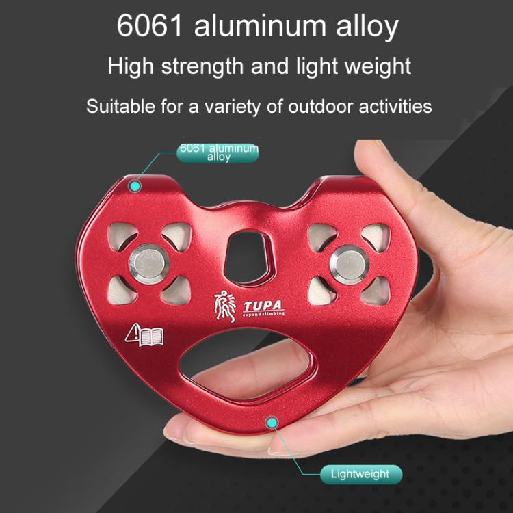 XINDA TP-Q9720 Polea de Doble Eje para Teleférico Aire Libre