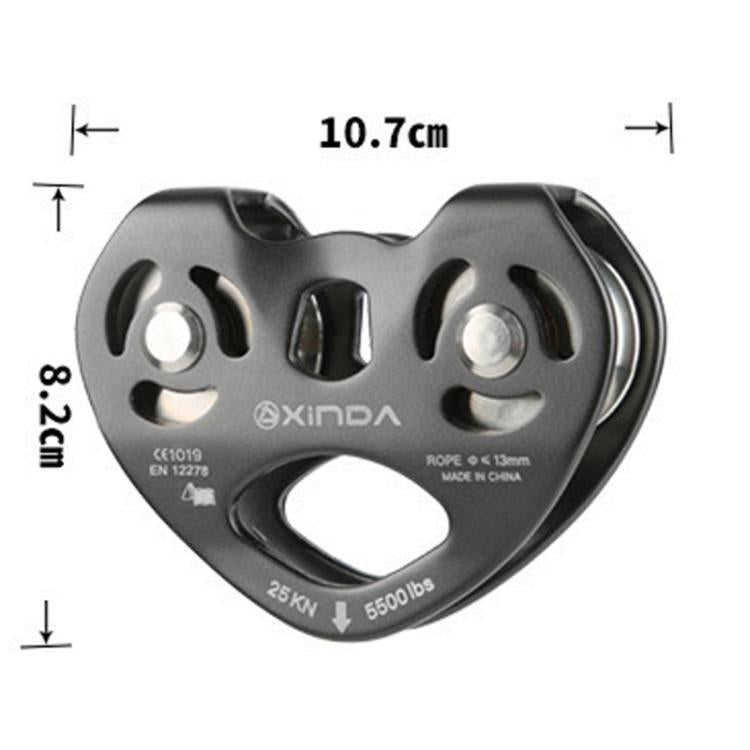 XINDA XD-Q9676 Cuerda de Deslizamiento Exterior con Doble Polea