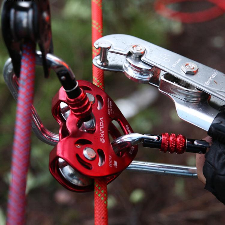 XINDA XD-Q9676 Cuerda de Deslizamiento Exterior con Doble Polea