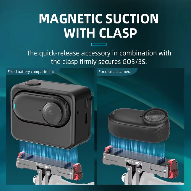 Flymile Insta360 GO3/3S Soporte Magnetico Liberación