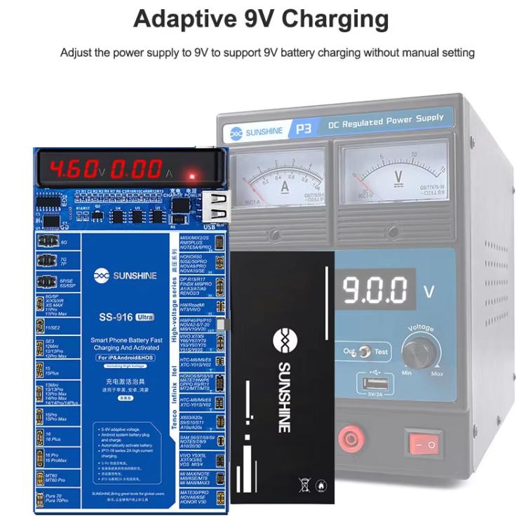 VoltPro VP5V9V Voltaje Adaptable Cargador IPhone Android