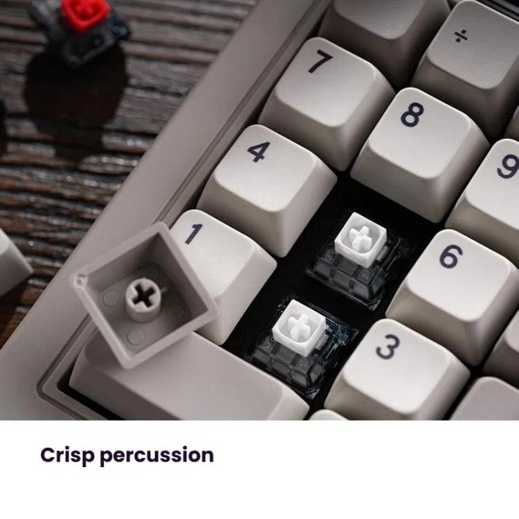 8BitDo Retro18 Teclado Numérico Mecánico Conexión Trimodo Bluetooth 2,4G USB-C