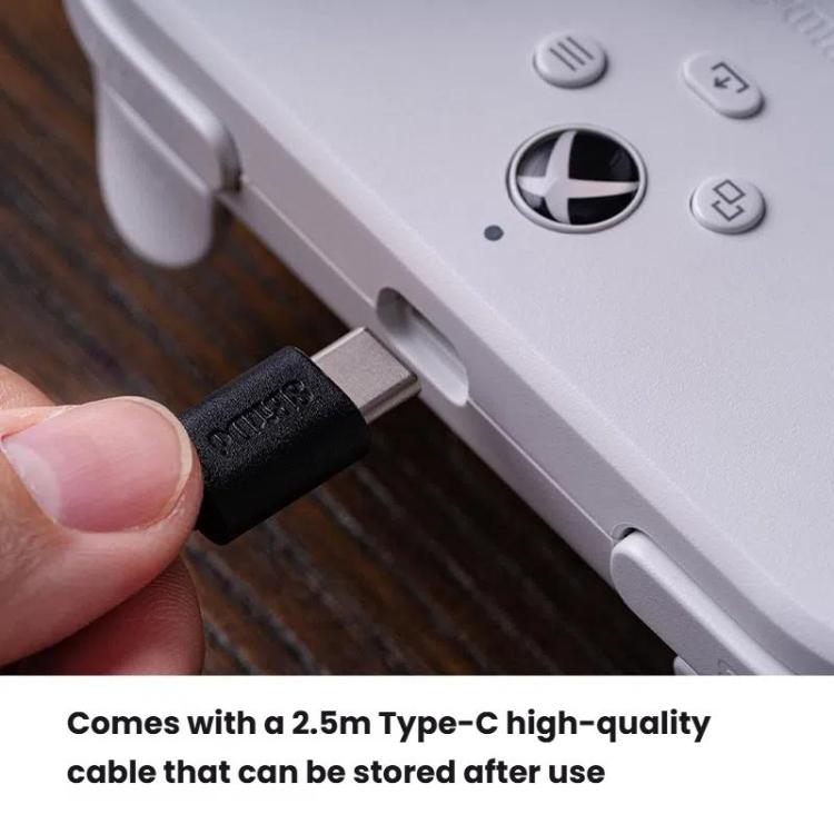 8BitDo Pro2 Mando De Juego Xbox Con Cable USB C 2,5 M