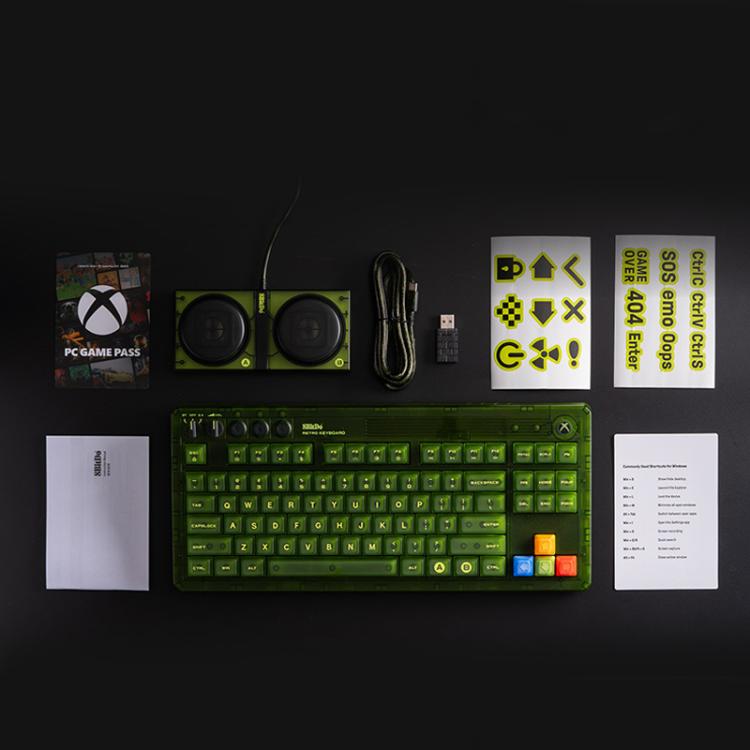 8BitDo Retro87 Teclado Mecánico Iluminación RGB Retro Ideal Para Escritorio