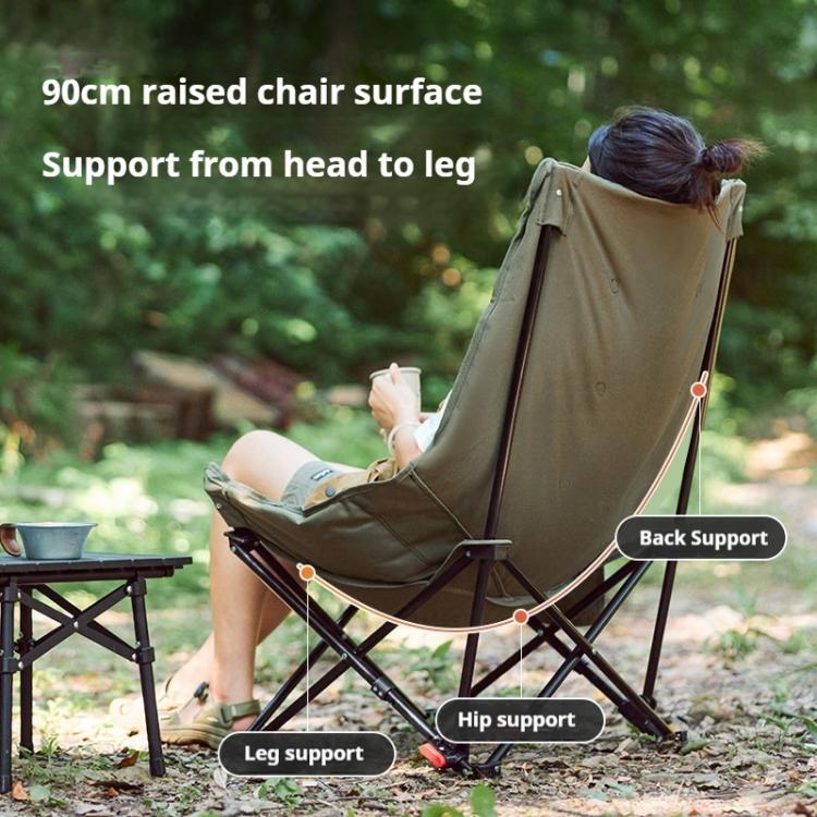 Naturehike Sillón Plegable Alto Respaldo Exterior Acampar