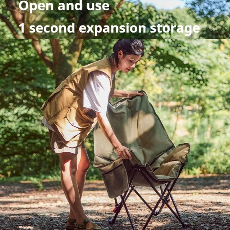Naturehike Sillón Plegable Alto Respaldo Exterior Acampar