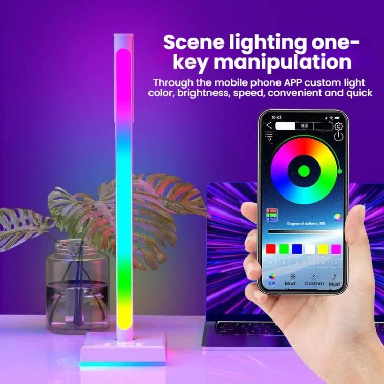 Ajazz ABL190 Soporte Auriculares Luz Ambiental RGB Sonora