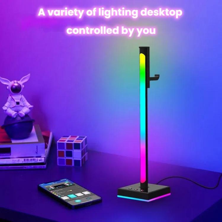 Ajazz ABL190 Soporte Auriculares Luz Ambiental RGB Sonora
