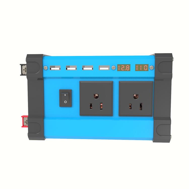 Gurxun Inversor Onda Cuadrada Modificado LCD 220V CA