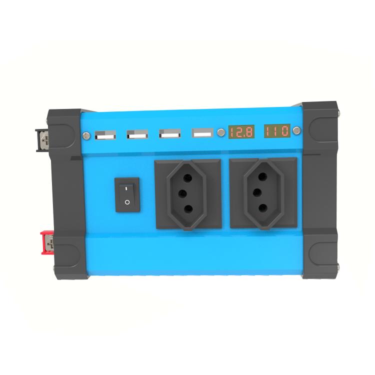 Gurxun Inversor Onda Cuadrada Modificado LCD 220V CA