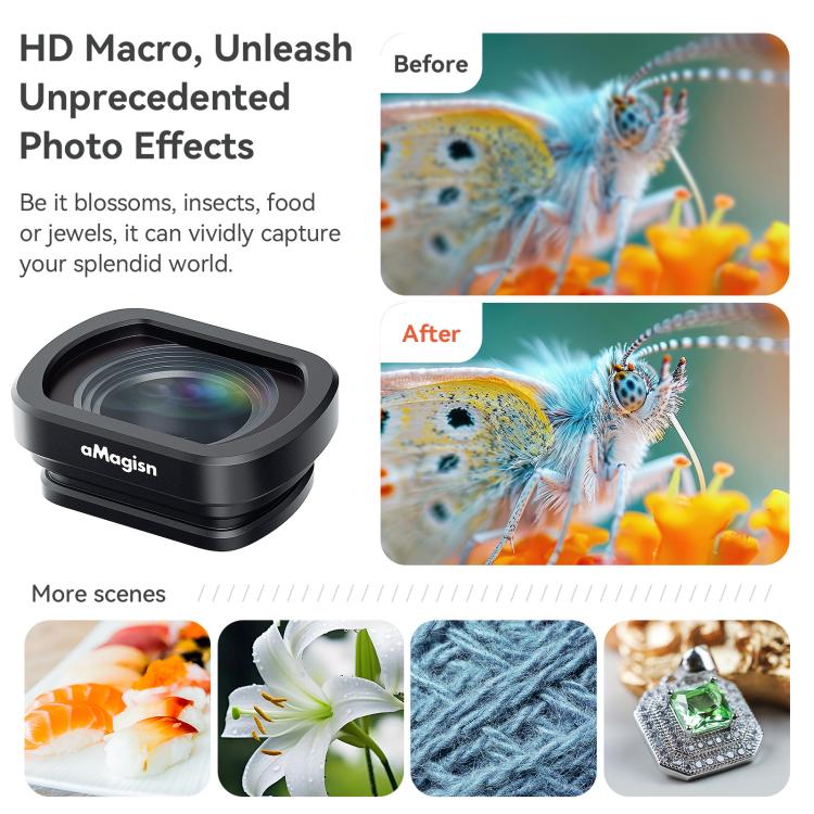 AMagisn DJI Pocket 3 Accesorios Filtro Magnético Angular