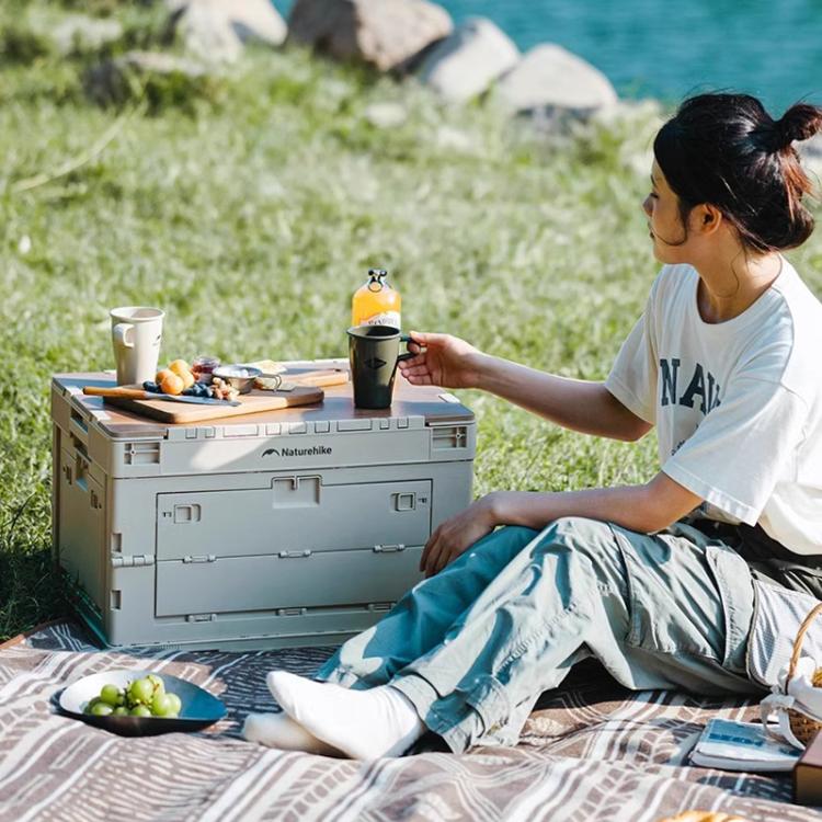 Naturehike Mesa De Camping Portátil Con Caja 50 Kg Exterior