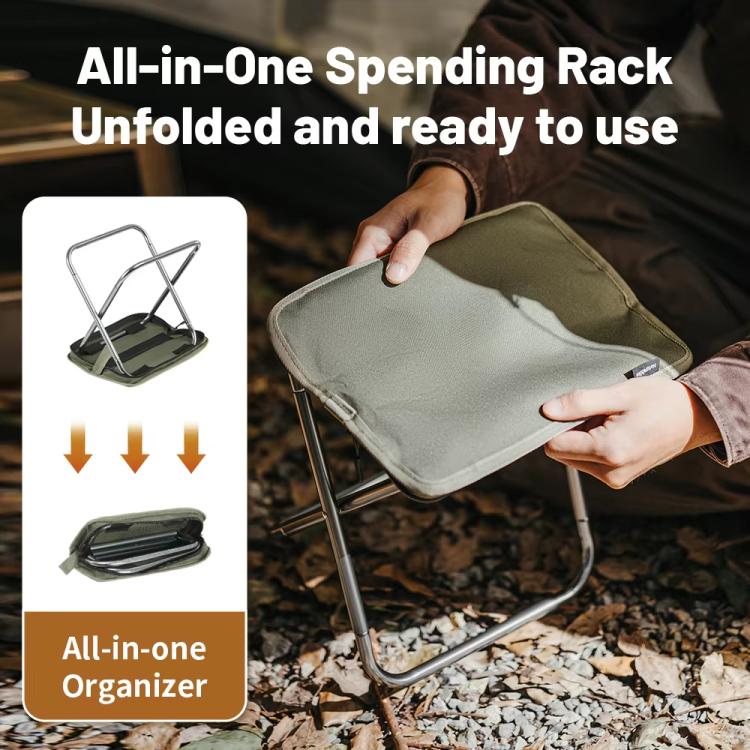 Naturehike Taburete Plegable Aluminio Ultraligero Acampar