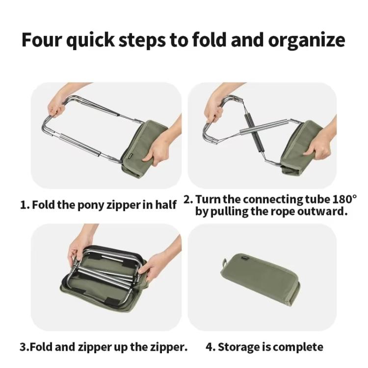 Naturehike Taburete Plegable Aluminio Ultraligero Acampar