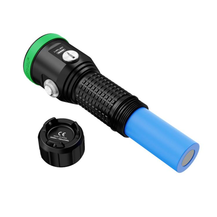 SeaFrogs 100m Linterna de Buceo Subacuática 3000lm
