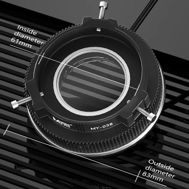 LumiFix ML96 Microscopio Teléfono Anillo LED Polarizado