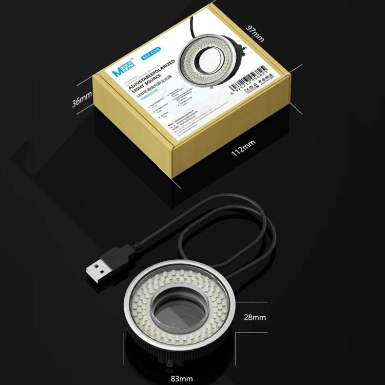 LumiFix ML96 Microscopio Teléfono Anillo LED Polarizado