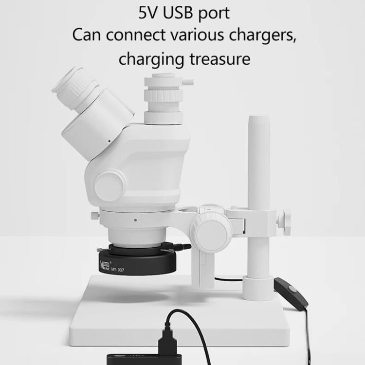 LuzMic Anillo de Luz para Microscopio 144LED USB Compacto