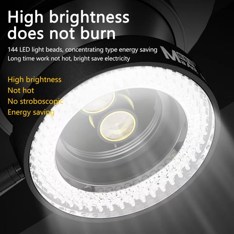 LuzMic Anillo de Luz para Microscopio 144LED USB Compacto