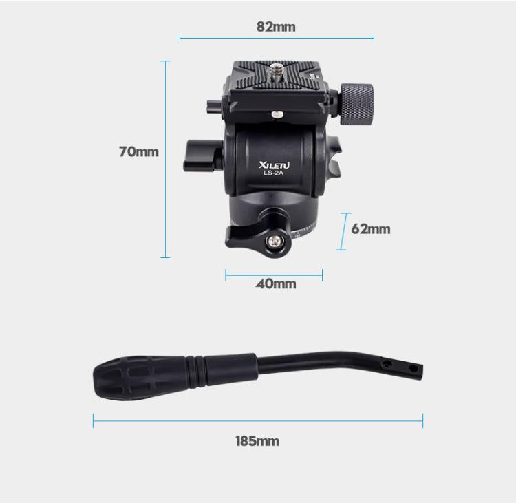 XILETU LS2A 360 Grado Panoramico Mini Cabezal de Bola Trípode