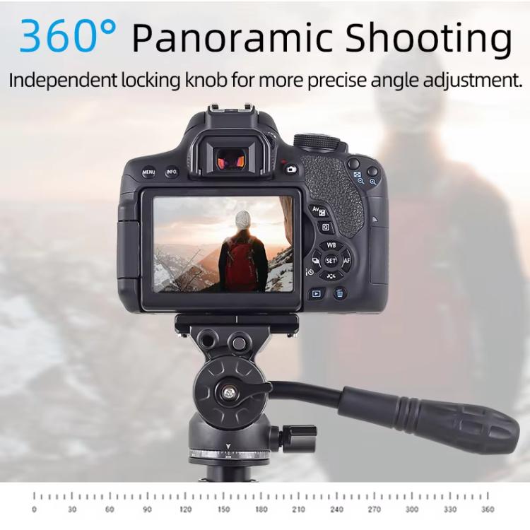 XILETU LS2A 360 Grado Panoramico Mini Cabezal de Bola Trípode
