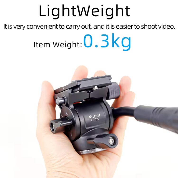 XILETU LS2A 360 Grado Panoramico Mini Cabezal de Bola Trípode