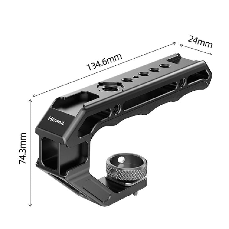 HEPAIL Mango DSLR Cámara Grip Rabbit Cage Con Tres Zapatas