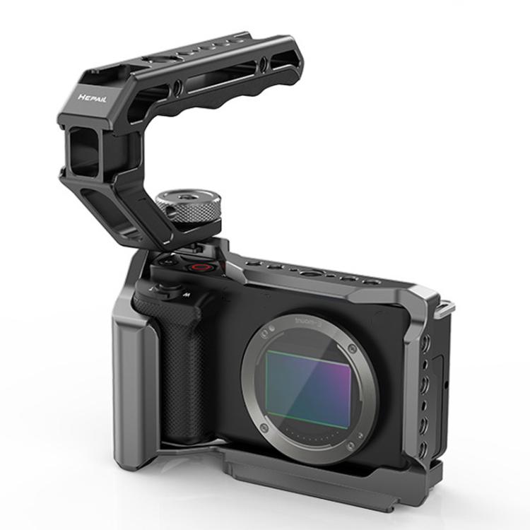 HEPAIL Mango DSLR Cámara Grip Rabbit Cage Con Tres Zapatas