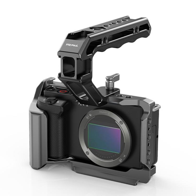 HEPAIL Mango DSLR Cámara Grip Rabbit Cage Con Tres Zapatas