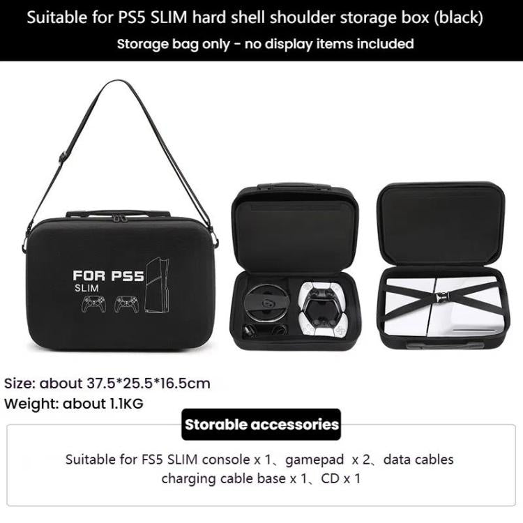 BKANO PS5 Slim Estuche Almacenamiento Proteccion Rigida