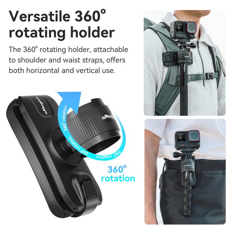 AMagisn Soporte Selfie Colgante para Cámaras 360 Grados