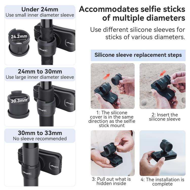 AMagisn Soporte Selfie Colgante para Cámaras 360 Grados
