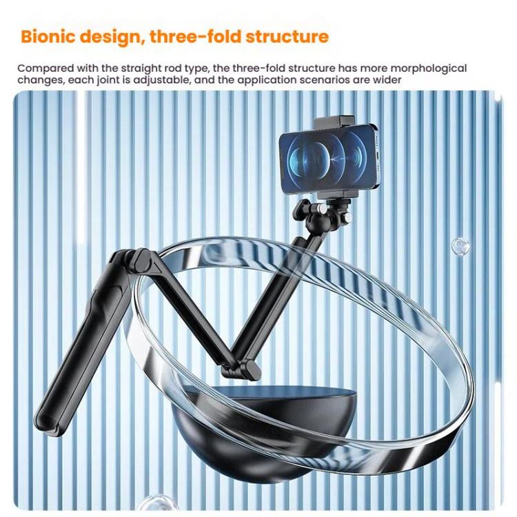 TELESIN Trifold Trípode Soporte Triple Ajustable Para Cámara