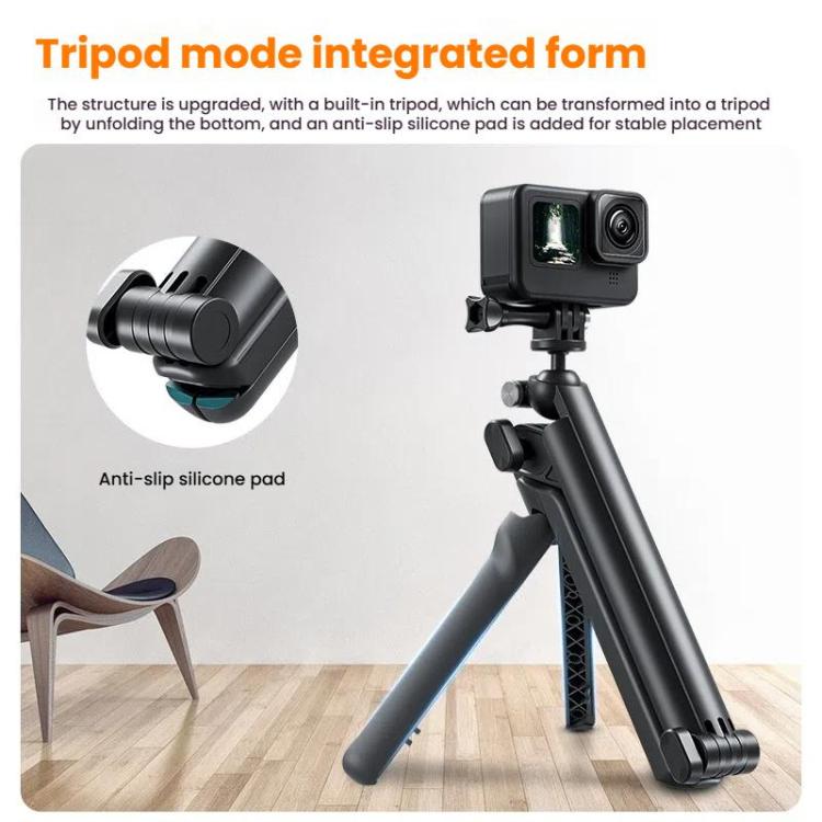 TELESIN Trifold Trípode Soporte Triple Ajustable Para Cámara