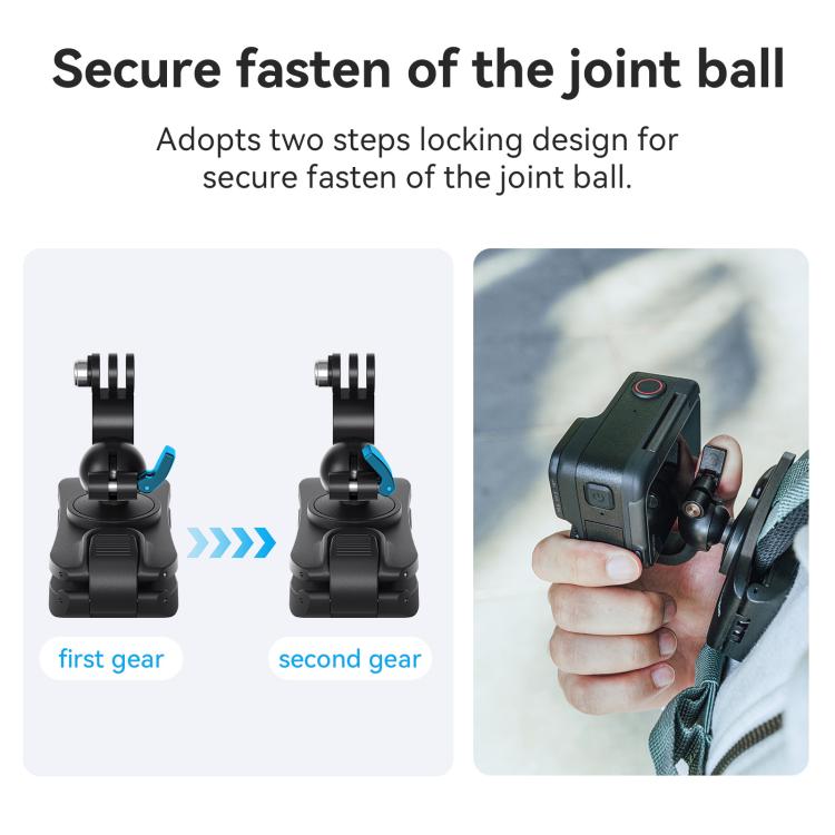 AMagisn BallHead360 Clip Mochila Camara Rotación 360