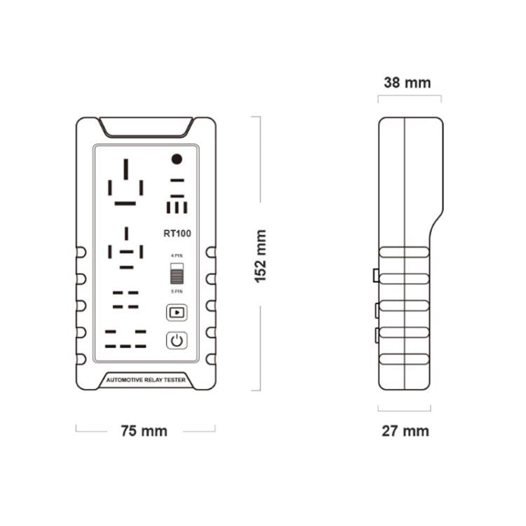 OBDResource 12V Automotive Relay Tester Identificación