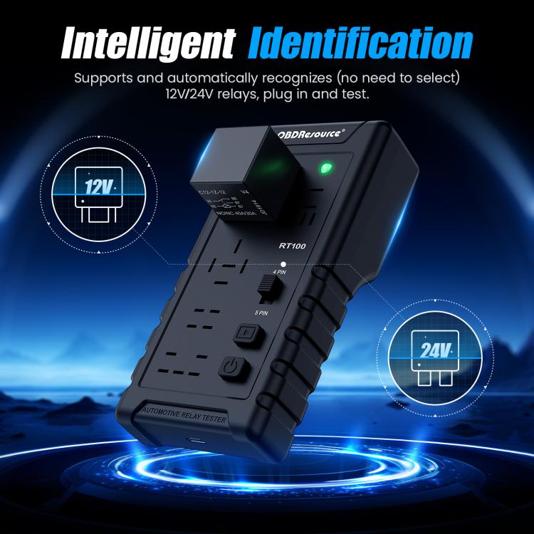 OBDResource 12V Automotive Relay Tester Identificación