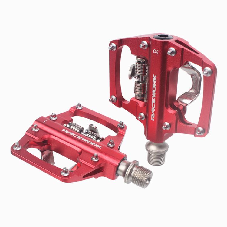 RACEWORK RK213 Pedal De Montaña SPD Y Plano Doble Uso