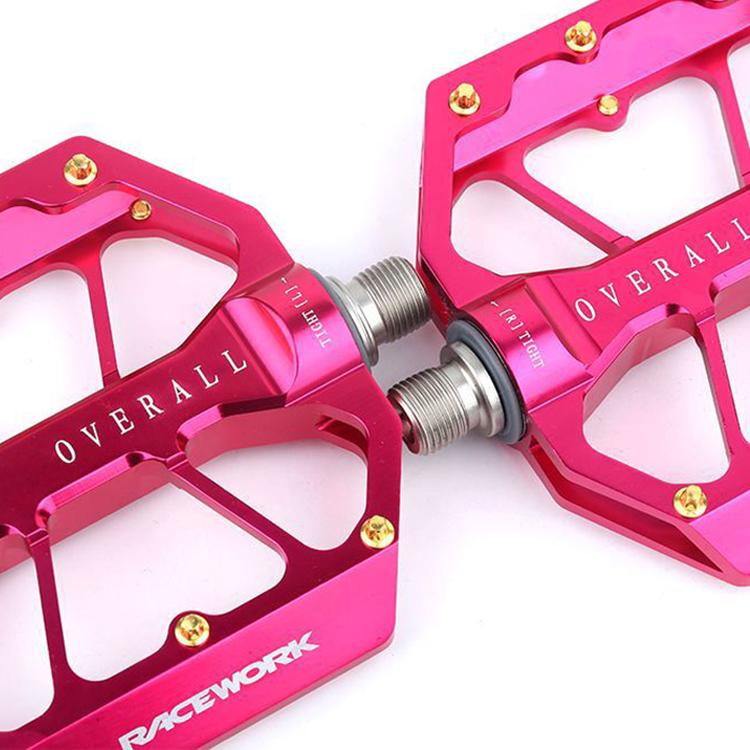 RACEWORK D029 Pedales Rodamientos Triples Antideslizantes