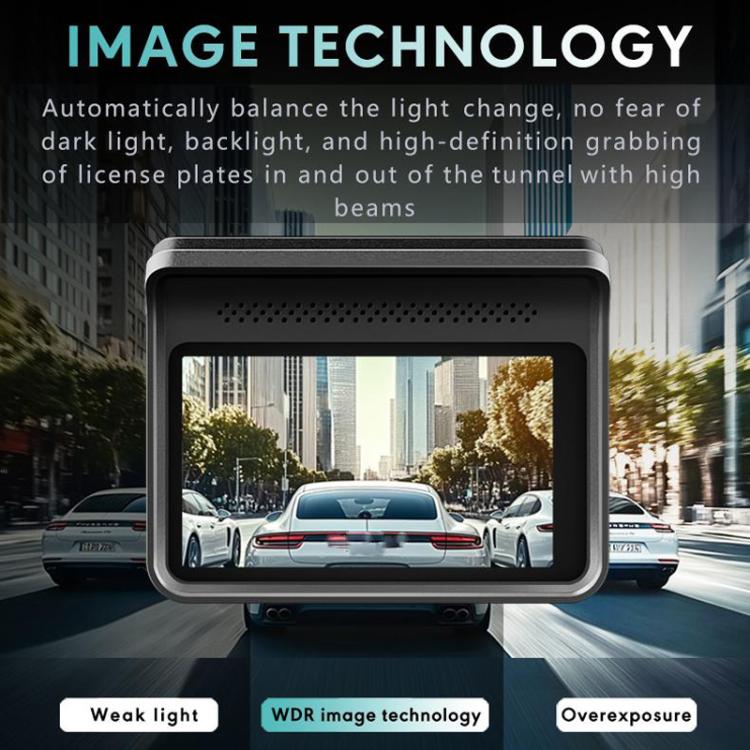 Anytek T2 PRO Dash Cam 2K Frontal Oculta 3Inch Grabación Dual Trasera