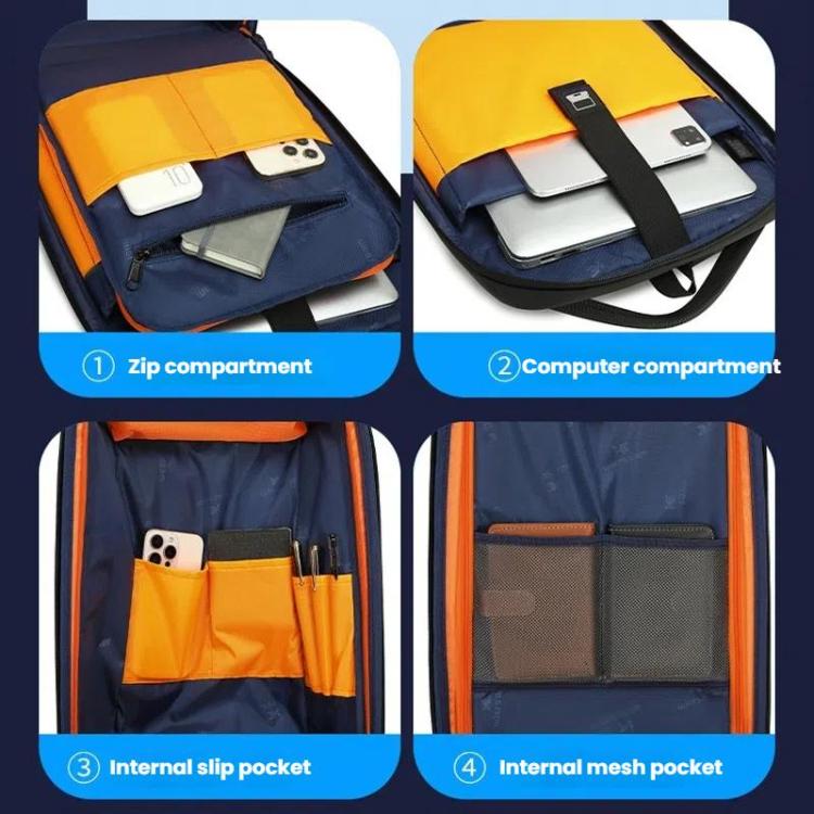 Wiersaam Mochila Antirrobo Viaje Negocio Portátil Puerto USB
