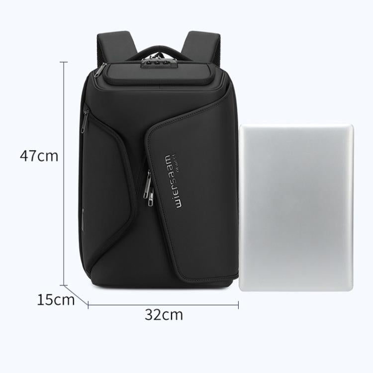 Wiersaam Mochila Antirrobo Viaje Negocio Portátil Puerto USB