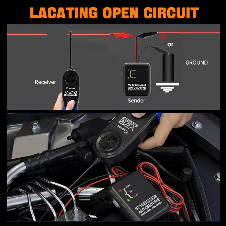 VDIAGTOOL 6-42V Automotive Circuit Tester Sonda 18 Cm