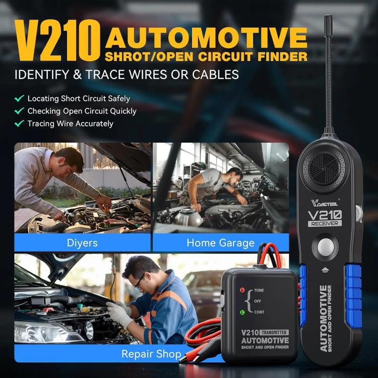 VDIAGTOOL 6-42V Automotive Circuit Tester Sonda 18 Cm
