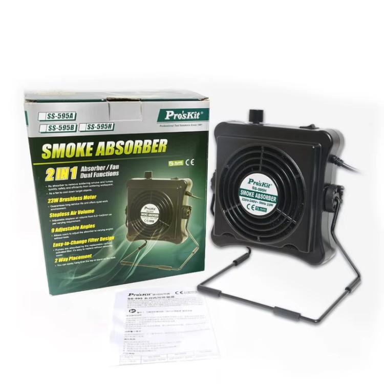 ProsKit SS-595H Soldering Fume Extractor Doble Soplo y Succión