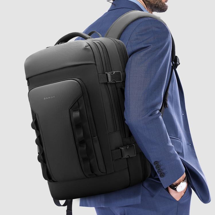 BANGE BG-3055 Mochila Hombre Viaje Capacidad Expandible