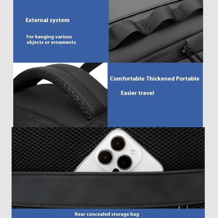 BANGE BG-3055 Mochila Hombre Viaje Capacidad Expandible