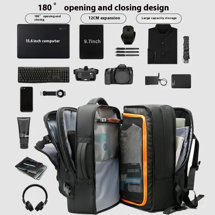 BANGE BG-3055 Mochila Hombre Viaje Capacidad Expandible