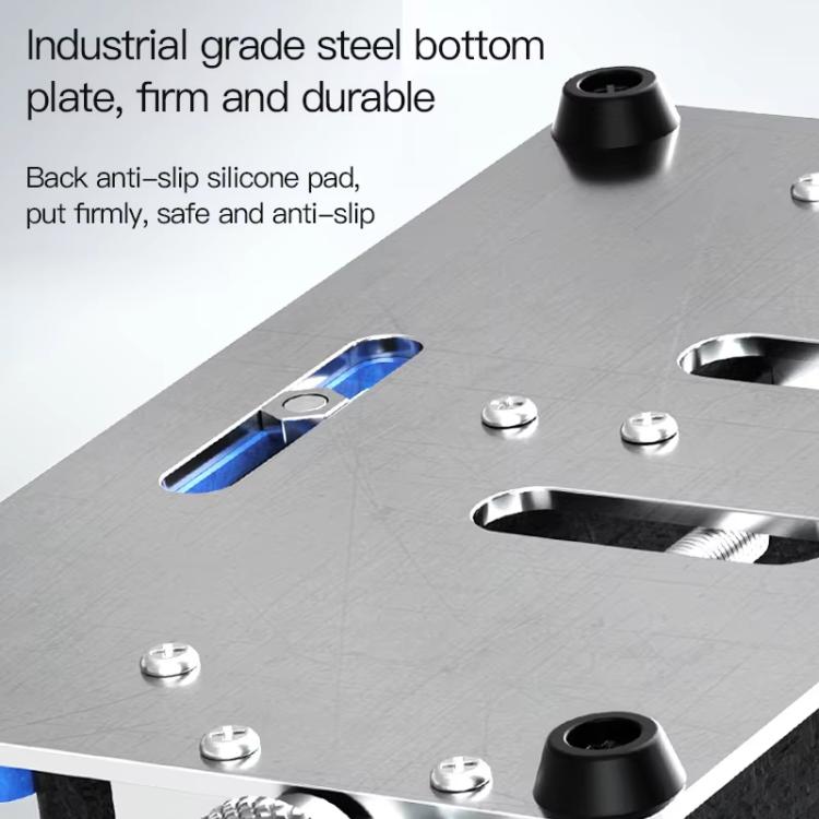 Steel Bone Pinza Universal Reparación Celulares Doble Eje